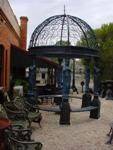 STUNNING CAST IRON GAZEBO   GF49