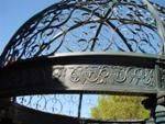 STUNNING CAST IRON GAZEBO   GF49