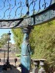 STUNNING CAST IRON GAZEBO   GF49