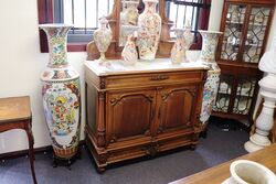 20th Century Pair of Large Chinese Porcelain Floor Vases 
