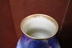 Large Antique Royal Doulton Blue Children Vase 
