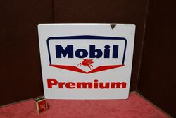 Genuine Mobil Premium Enamel Sign 