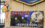 Antique Enamel Sign - Philips Super Duplo----- S A 6