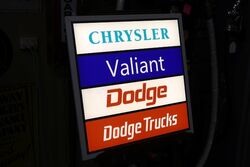 Slimline ChryslerValiantDodgeDodge Trucks Light Box 