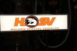 Slimline HSV Holden Special Vehicles Light Box. #