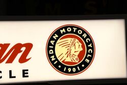 Slimline Indian Motorcycle Light Box 