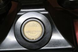 1930and39s Art Deco Black Bakelite Telephone 