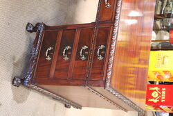 Stunning Mahogany Chippendale Style Partners Desk