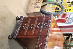 Stunning Mahogany Chippendale Style Partners Desk