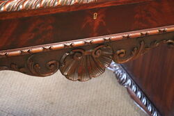 Stunning Mahogany Chippendale Style Partners Desk