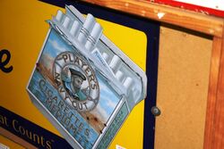 Vintage Playerand39s Please Pictorial Enamel Sign