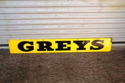 Vintage Greys Cigarettes Enamel Sign  