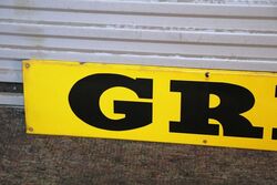 Vintage Greys Cigarettes Enamel Sign  