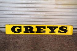 Vintage Greys Cigarettes Enamel Sign  