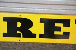 Vintage Greys Cigarettes Enamel Sign  
