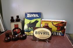 Stunning Vintage 9 Piece BOVRIL Shop Display, #