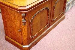 Rare Antique English Pollard Oak Leaf Holder 