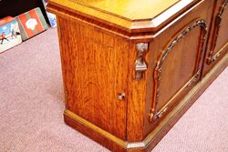Rare Antique English Pollard Oak Leaf Holder 