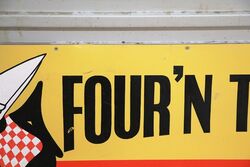 Genuine Screen Print Four and Twenty Pictorial Tin Sign 