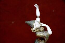 Pierrette Bronze and Ivory Figure by Gerard   