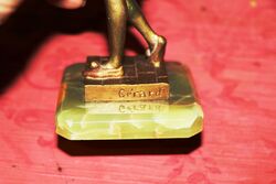 Pierrette Bronze and Ivory Figure by Gerard   