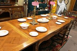 Early C20th French Provincial Drawer Leaf Table