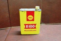 2Ltr Shell X100 Tin