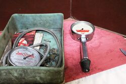 2 Vintage REDeX Tune up Gauges