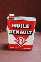 2ltr Renault French Oil Tin