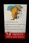 Classic Sussex Soles and Heels Shop Advertising Card. #