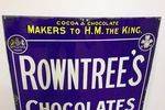 Early Rowntrees Chocolates + Pastilles Enamel Sign