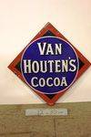 Antique Van Houtens Cocoa Enamel Sign.