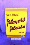 Mint Original Classic Players Please Enamel Sign