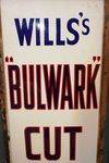 Vintage Wills Bulwark Cut Plug Tabacco Enamel Sign