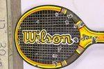 A Rare Early Wilson Tennis Racket Enamel Advertising Sign