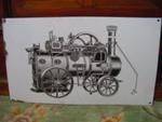 Blackstone Steam Engine Machinery sign--- SM29