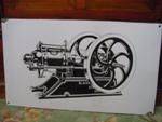 Blackstone Steam Engine Machinery sign--- SM29