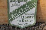 Cleaner And Dyer Enamel Sign