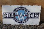 Wireless Dealer Association Double Sided Enamel Sign.