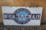 Wireless Dealer Association Double Enamel Sign