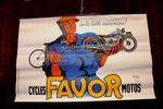 French Vintage Favor Motor Cycles Poster.#