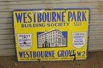 Westbourne Park Building Society Enamel Sign