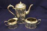 3 Piece Victorian C1885 Silver Plated Coffee Set