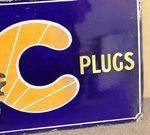 AC Oil Filters + Plugs Pictorial Enamel Sign