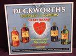 Original And Superb Duckworths Advertising Card