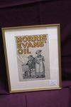 Vintage Morris Evan`s Oil Display Card.#