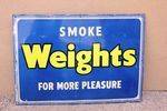 Players Weights Cigarette Tin Sign