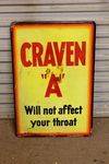 Craven A Enamel Tobacco Sign #