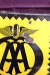 AA Double Sided Enamel Sign With Mounting Bracket