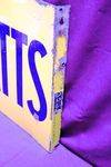 Pratts Post Mount Enamel Sign